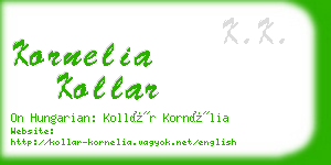kornelia kollar business card